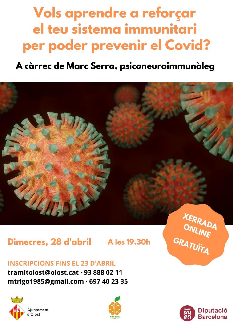 Vols aprendre a reforçar el teu sistema immunitari per prevenir el Covid?
